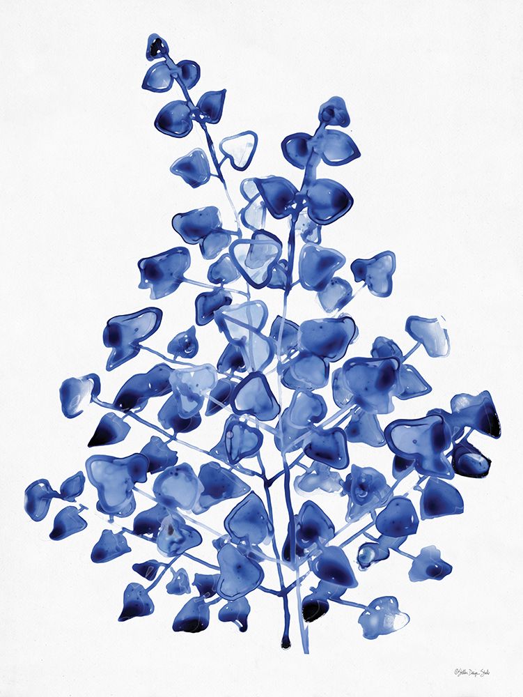 Navy Foliage 2 art print by Stellar Design Studio for $57.95 CAD