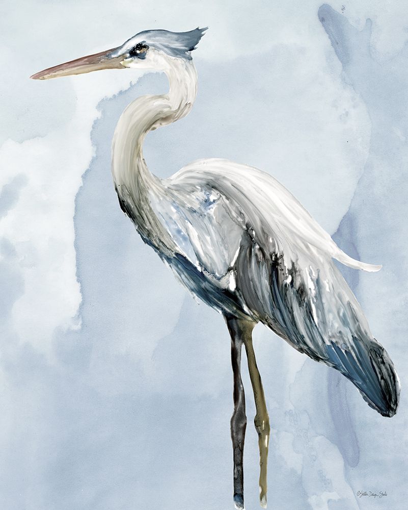 Heron 4 art print by Stellar Design Studio for $57.95 CAD