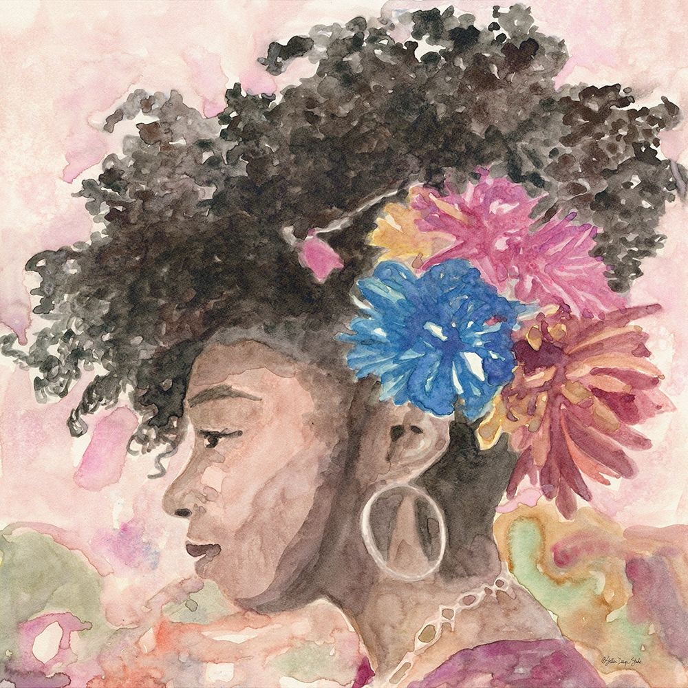 Floral Crown 2 art print by Stellar Design Studio for $57.95 CAD