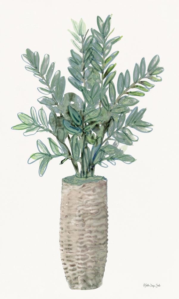Foliage in Woven Pot 2 art print by Stellar Design Studio for $57.95 CAD