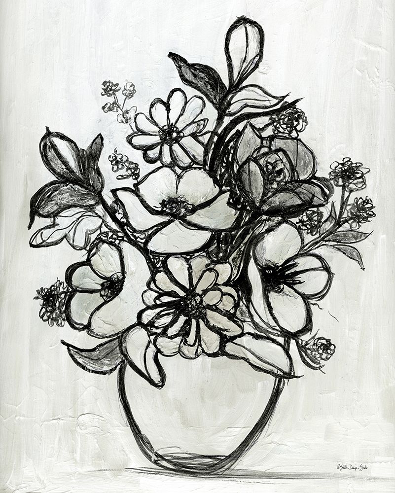 Arrangement in Ink art print by Stellar Design Studio for $57.95 CAD