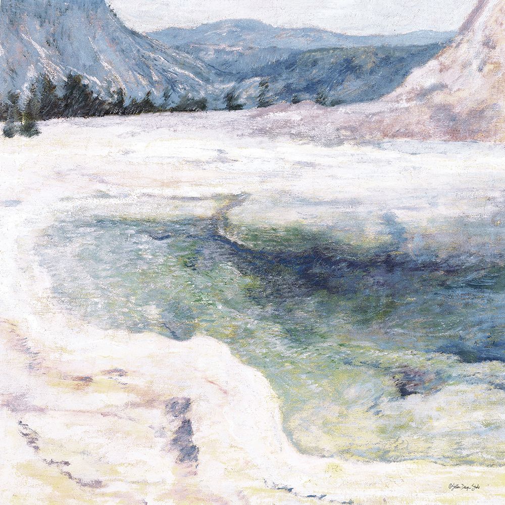 Mountain Lake art print by Stellar Design Studio for $57.95 CAD