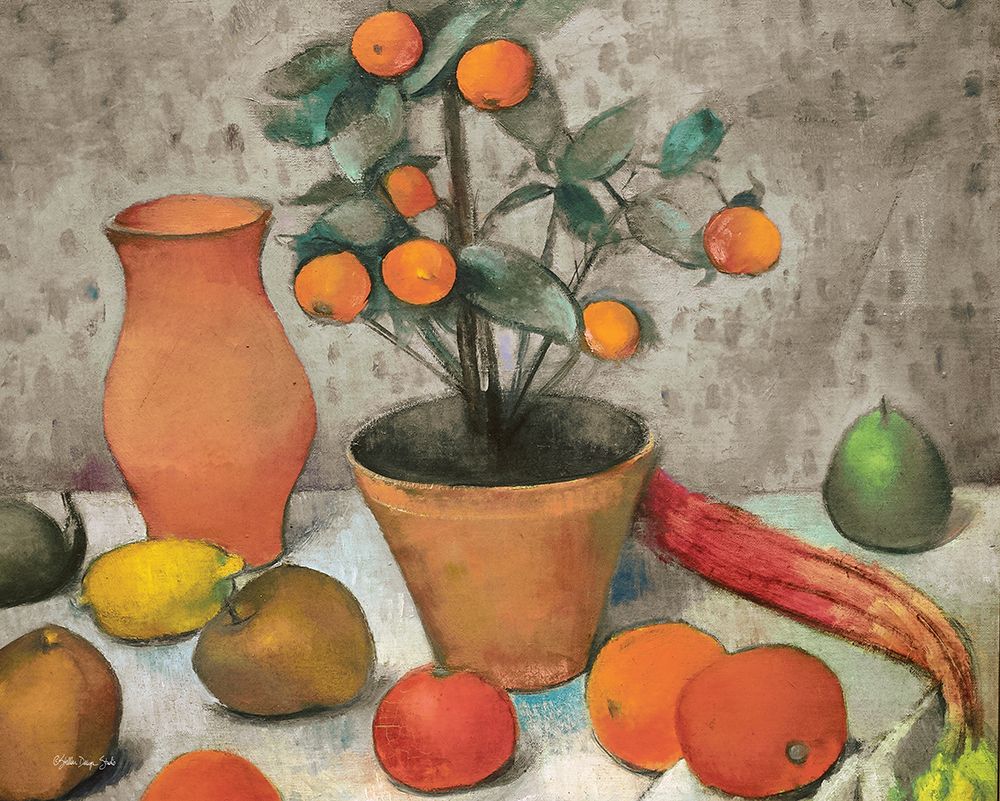 Still-Life with Oranges art print by Stellar Design Studio for $57.95 CAD