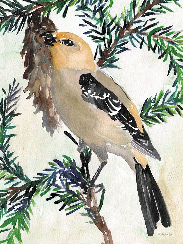 Bird and Branch 2 art print by Stellar Design Studio for $57.95 CAD