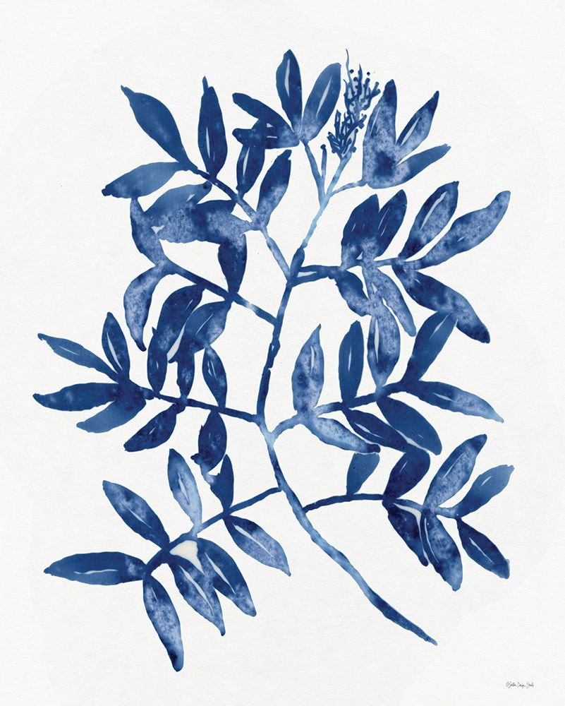Nature in Indigo 2 art print by Stellar Design Studio for $57.95 CAD