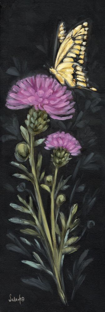 Noir Botanical II art print by Sara G. Designs for $57.95 CAD