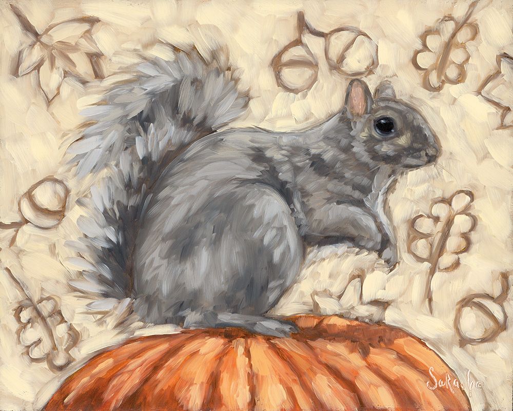 Fall Cutie art print by Sara G. Designs for $57.95 CAD