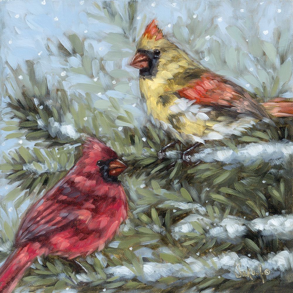 The First Snow art print by Sara G. Designs for $57.95 CAD