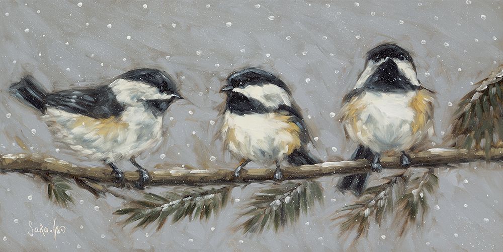 Snowy Day art print by Sara G. Designs for $57.95 CAD