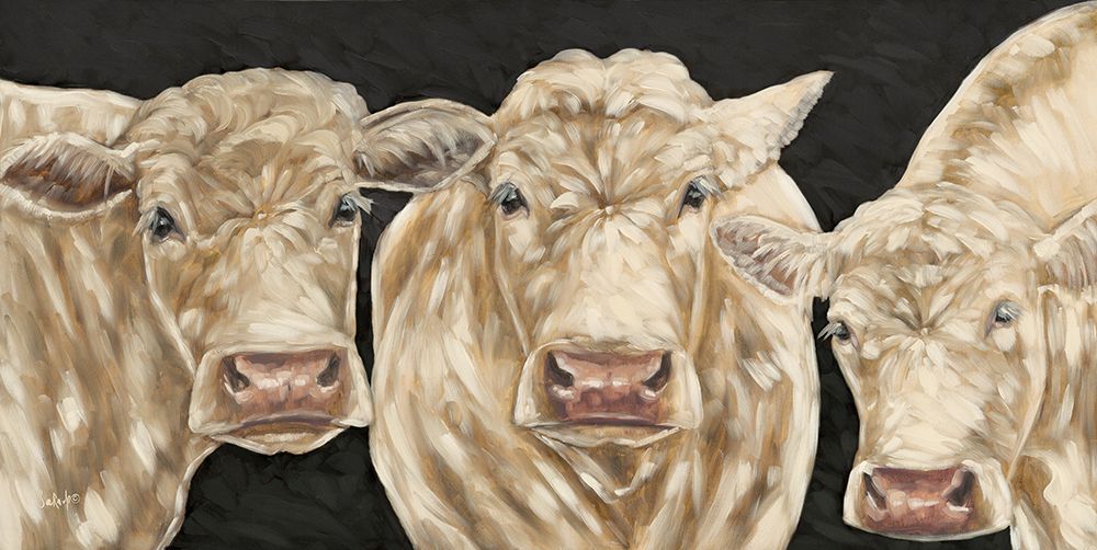 Three Moo Cha Chas art print by Sara G. Designs for $57.95 CAD