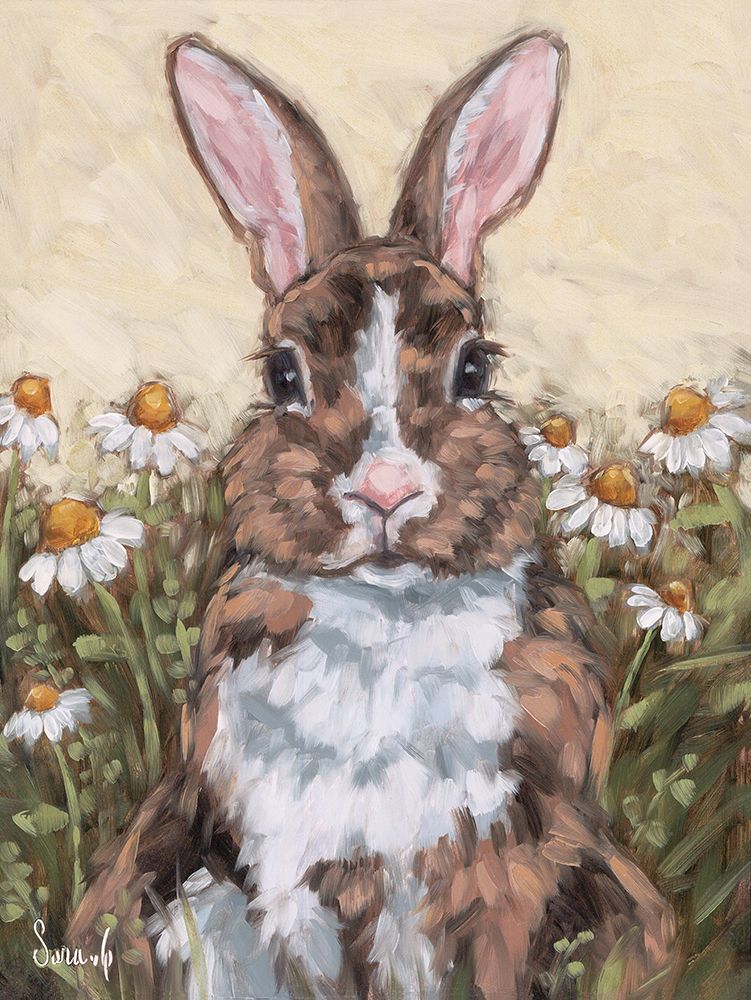 Whiskers and Wildflowers art print by Sara G. Designs for $57.95 CAD