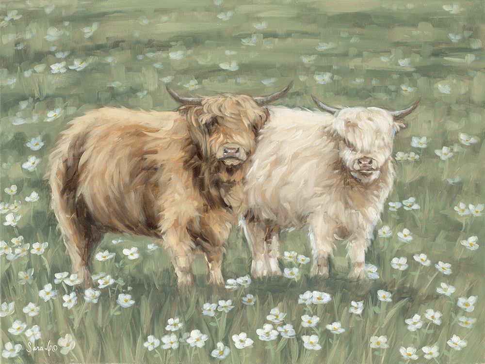 Annye and Lola art print by Sara G. Designs for $57.95 CAD