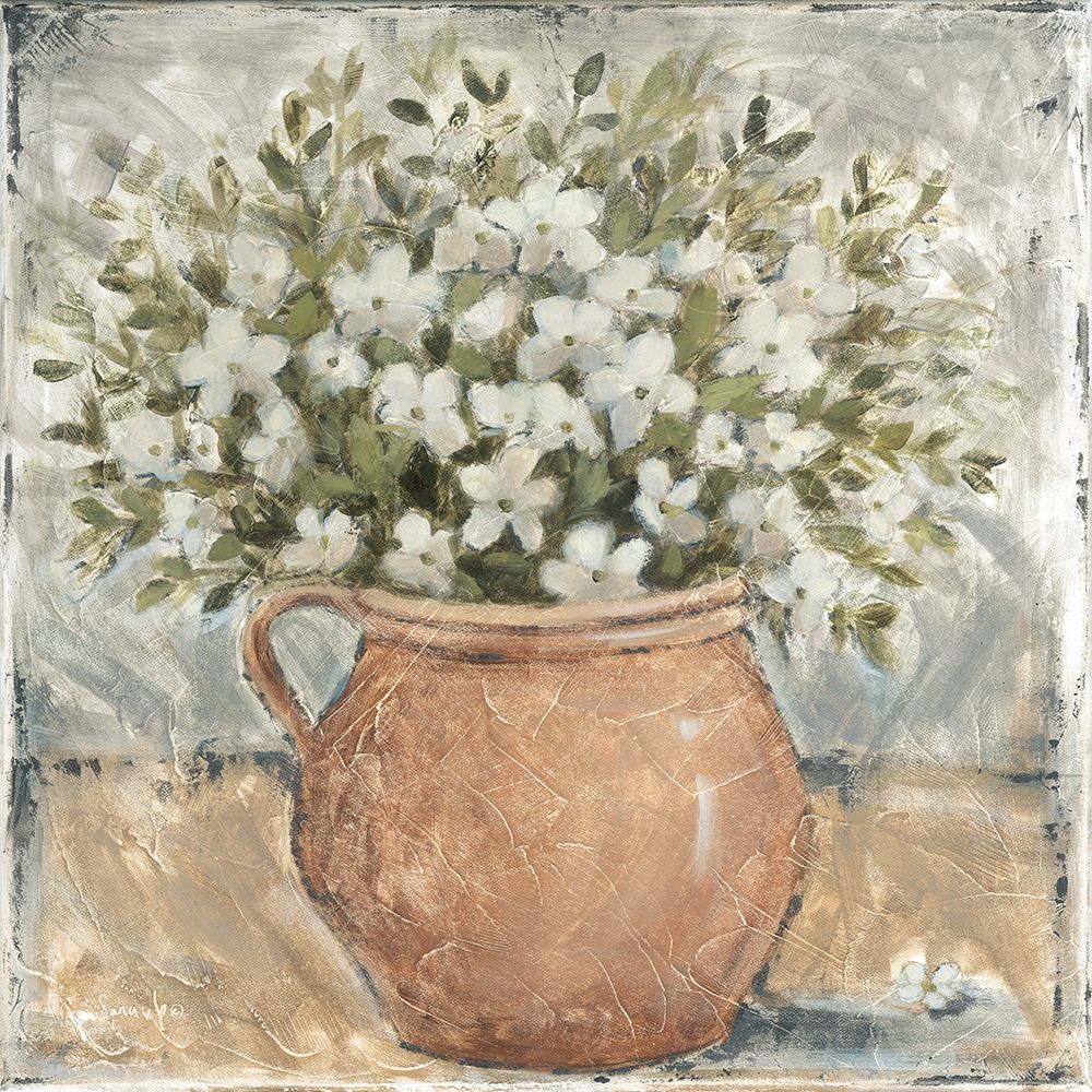 Rustic Blooms art print by Sara G. Designs for $57.95 CAD