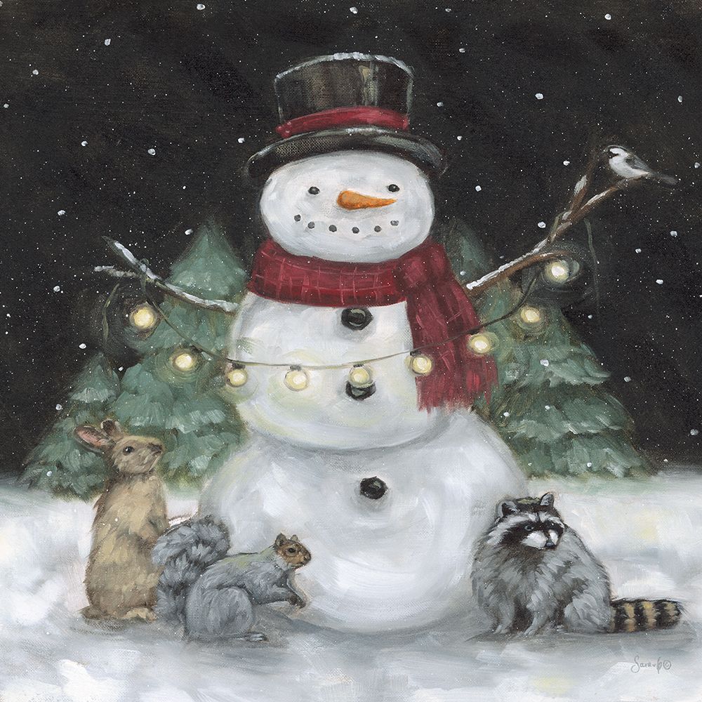 Frosty Friends art print by Sara G. Designs for $57.95 CAD
