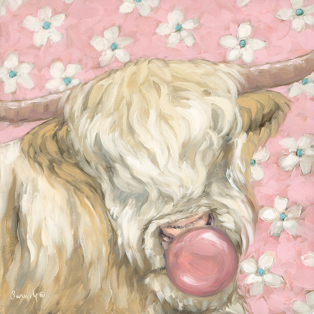 Bubblegum Cutie art print by Sara G. Designs for $57.95 CAD