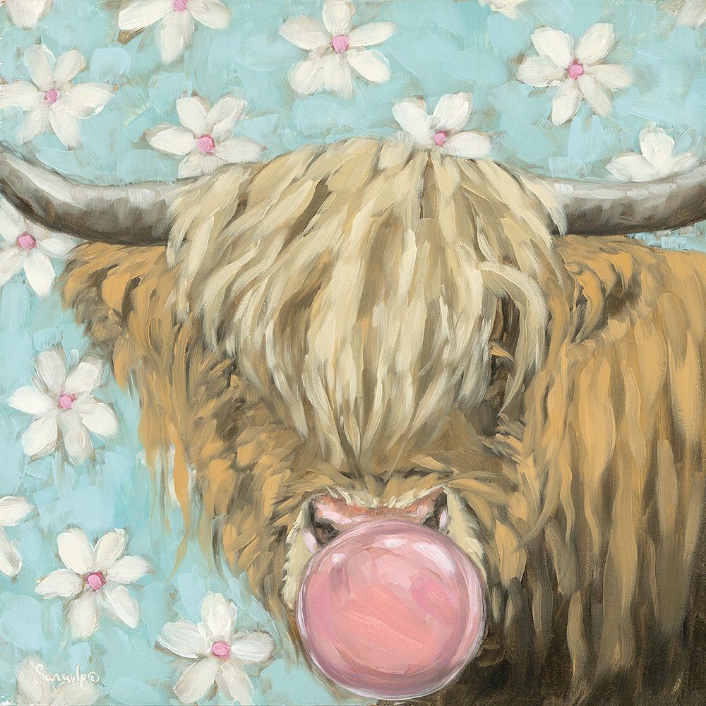 Bubblegum Sweetie art print by Sara G. Designs for $57.95 CAD