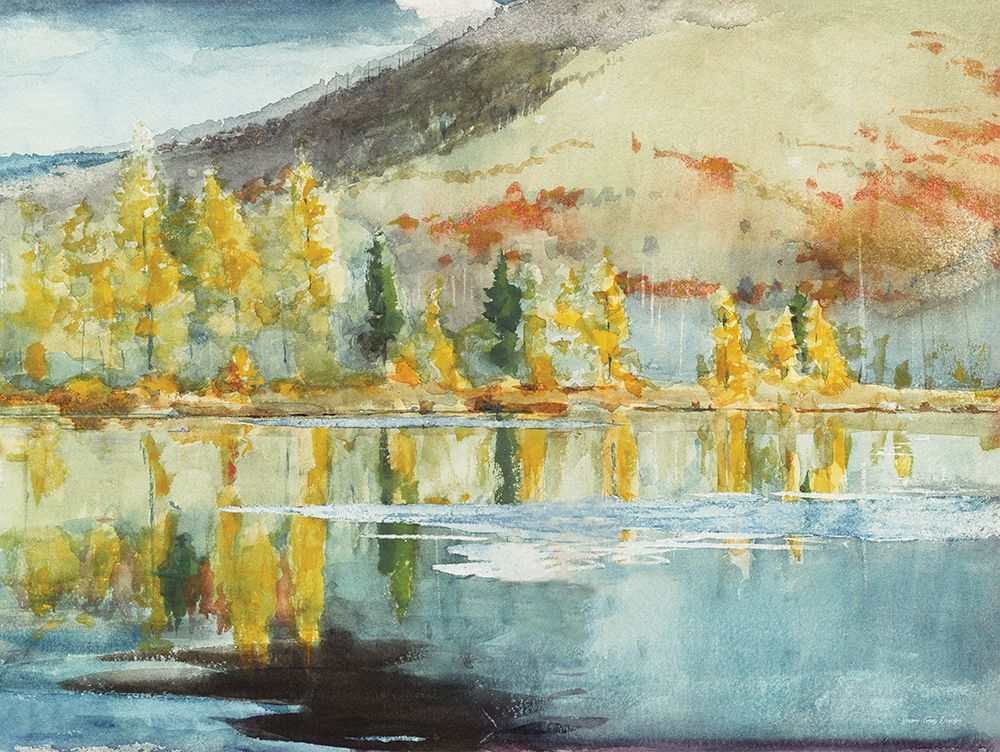 Peaceful Landscape art print by Seven Trees Design for $57.95 CAD