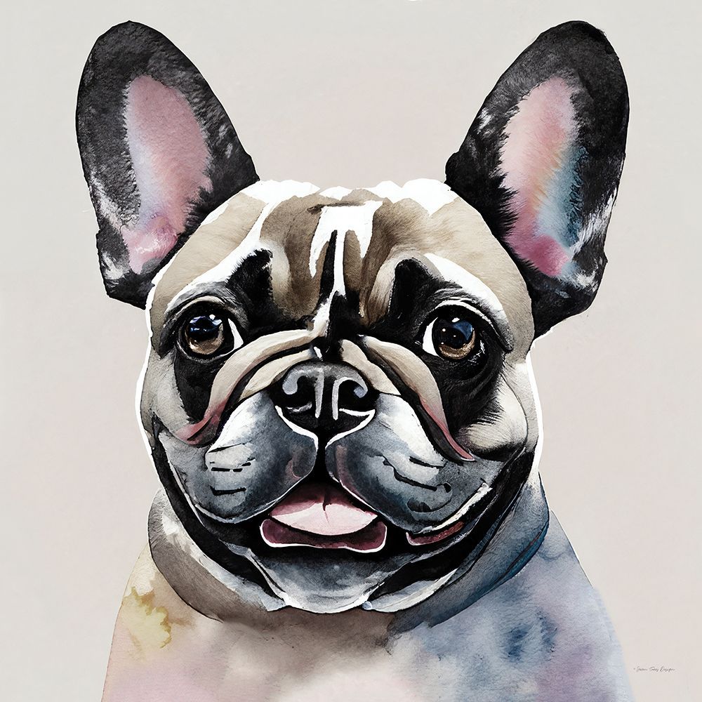 The Frenchie art print by Seven Trees Design for $57.95 CAD