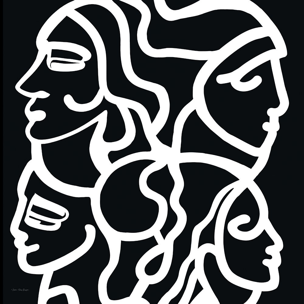 Continuous Contours art print by Seven Trees Design for $57.95 CAD