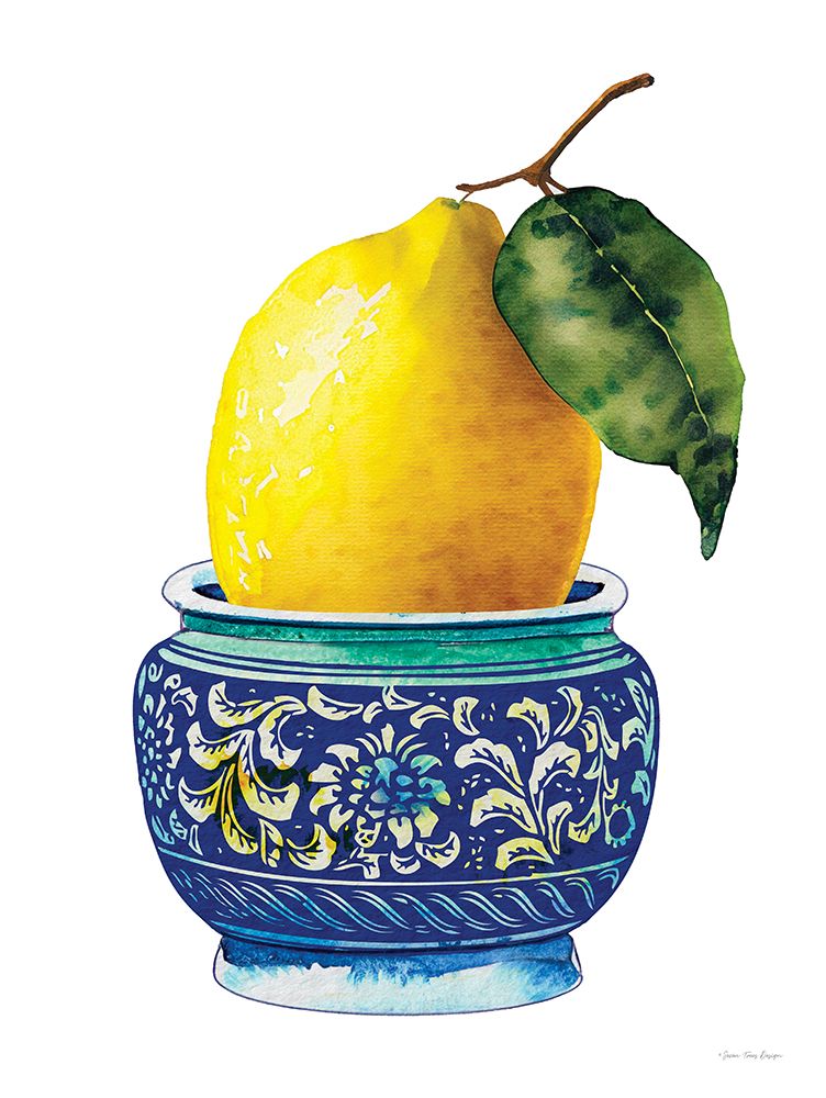 Luminous Lemon art print by Seven Trees Design for $57.95 CAD