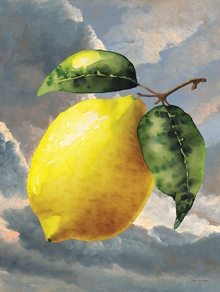 Lemon in the Sky art print by Seven Trees Design for $57.95 CAD