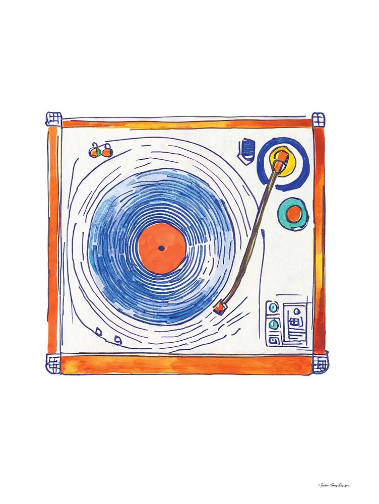 The Timeless Turntable art print by Seven Trees Design for $57.95 CAD