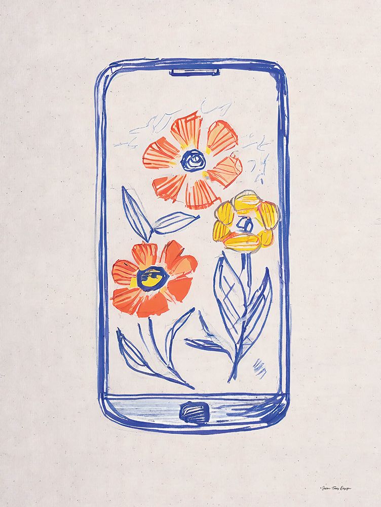 Digital Bloom art print by Seven Trees Design for $57.95 CAD