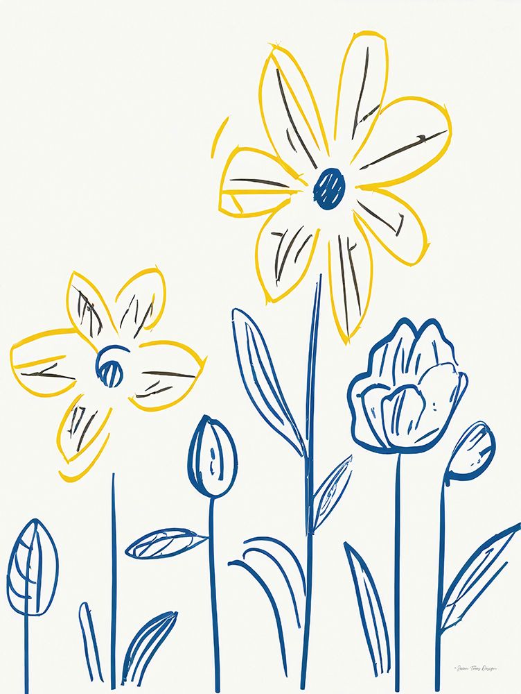 Floral Harmony art print by Seven Trees Design for $57.95 CAD