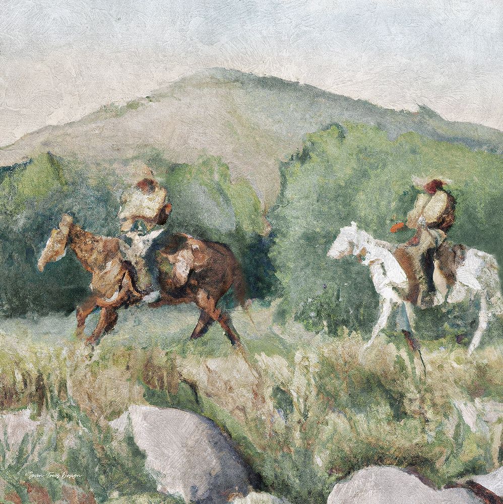 Southwest Cowboys art print by Seven Trees Design for $57.95 CAD