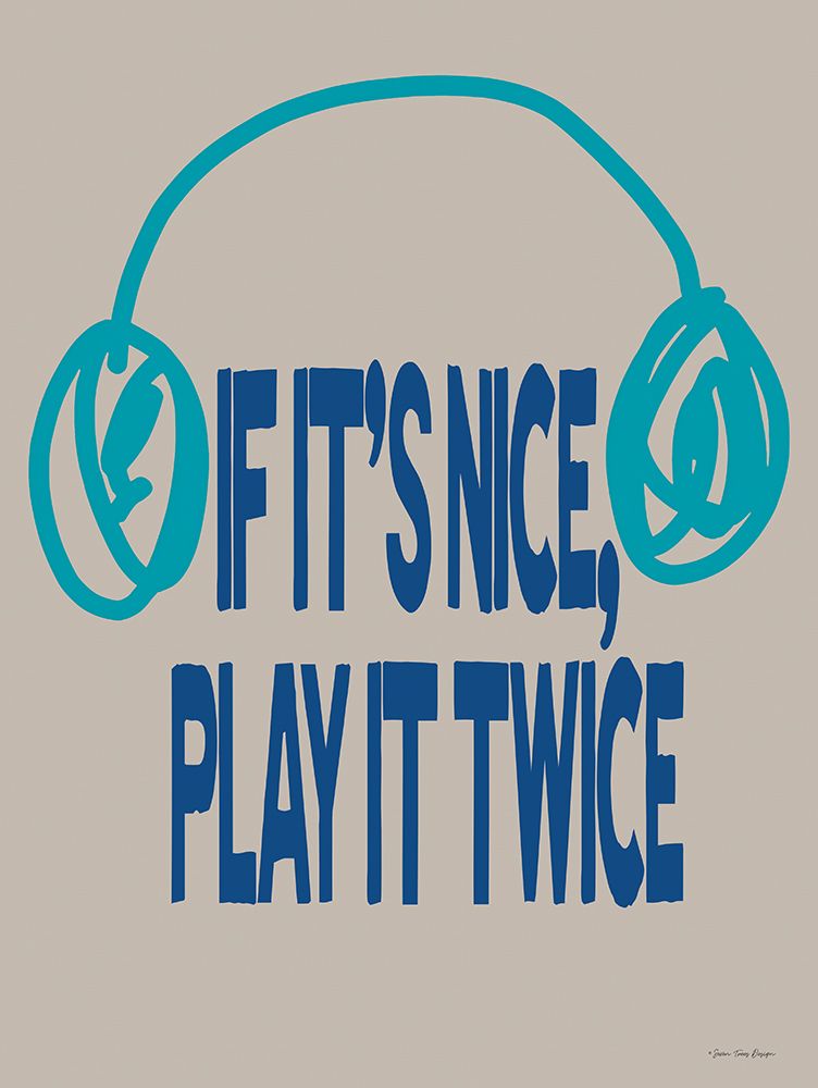 Play It Twice art print by Seven Trees Design for $57.95 CAD