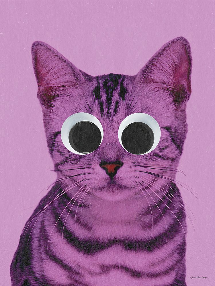 Purr-suit of Fun art print by Seven Trees Design for $57.95 CAD