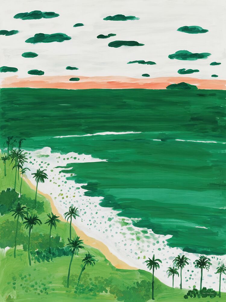 Emerald Tide art print by Seven Trees Design for $57.95 CAD