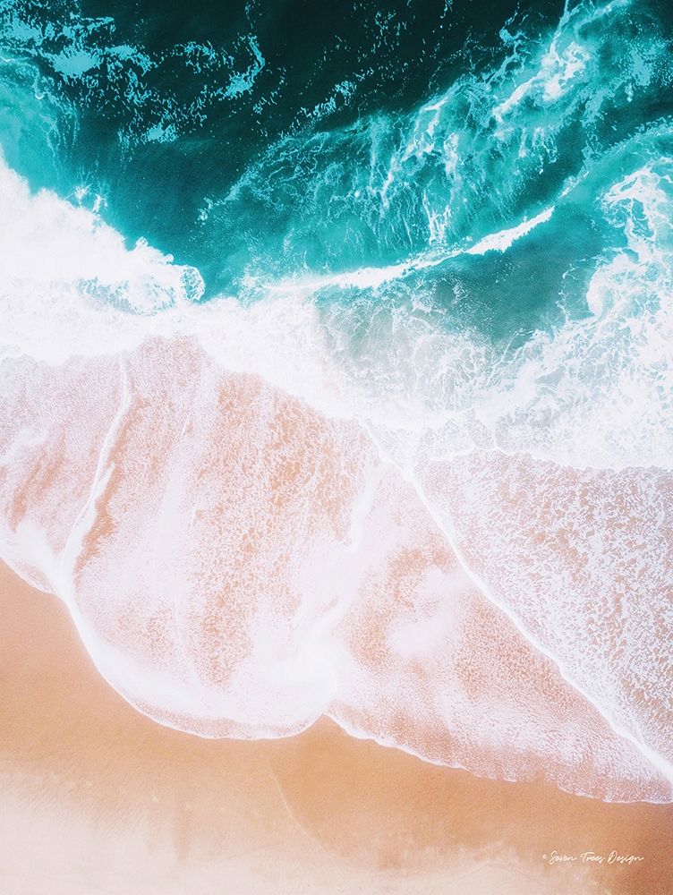 Ocean Meets Sand I art print by Seven Trees Design for $57.95 CAD