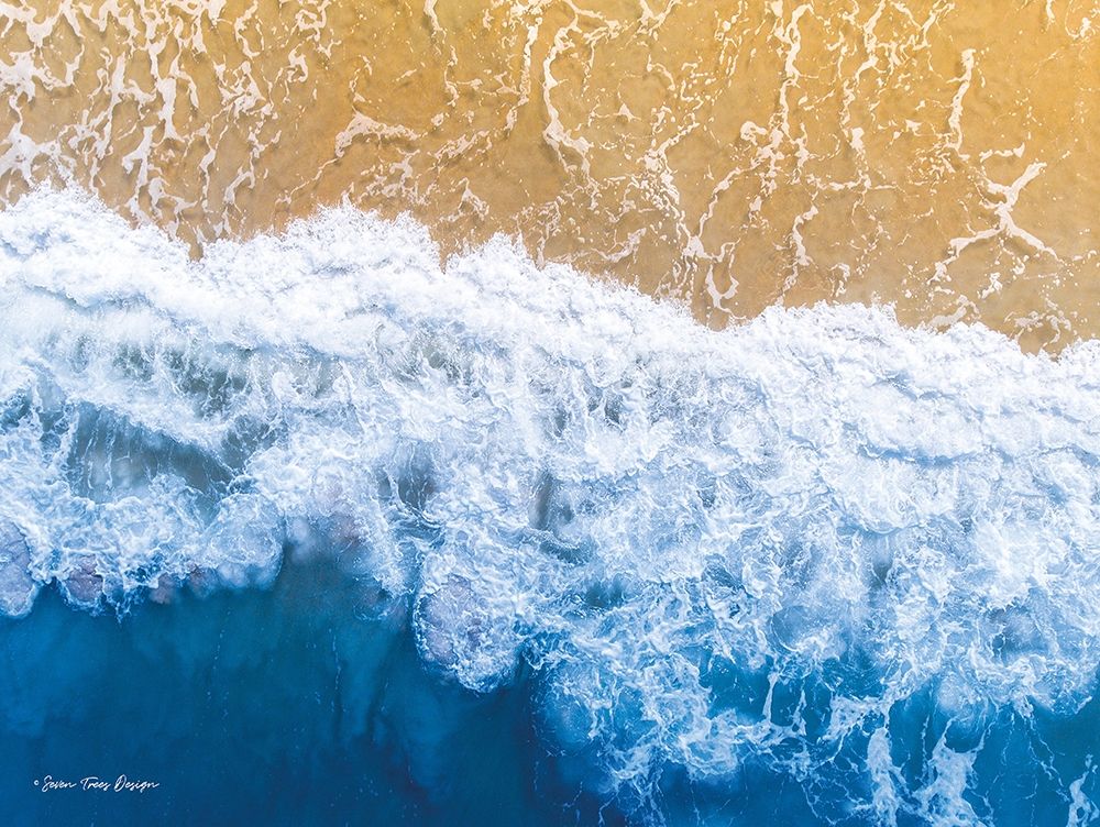 Ocean Meets Sand II art print by Seven Trees Design for $57.95 CAD