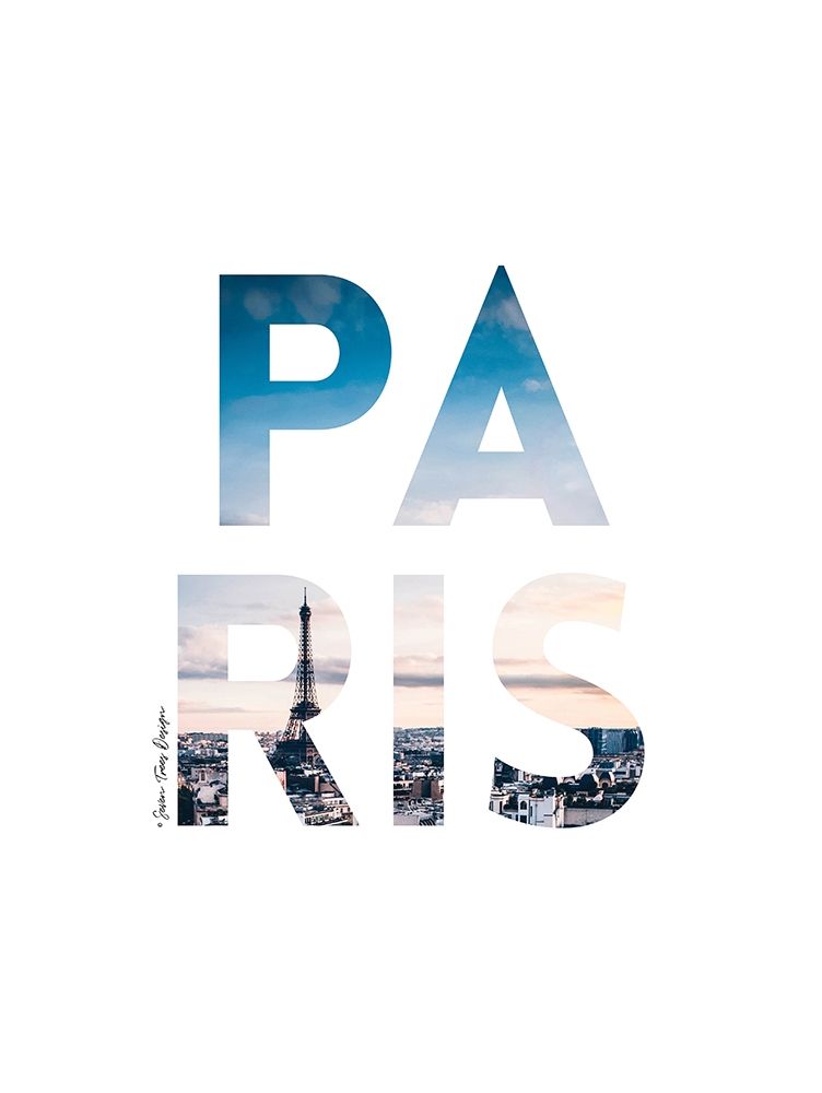 Paris art print by Seven Trees Design for $57.95 CAD