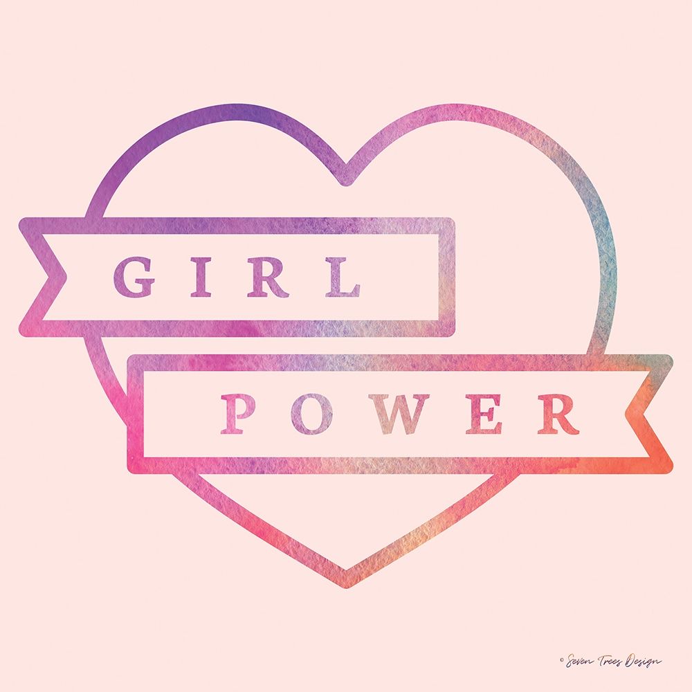Girl Power IV art print by Seven Trees Design for $57.95 CAD