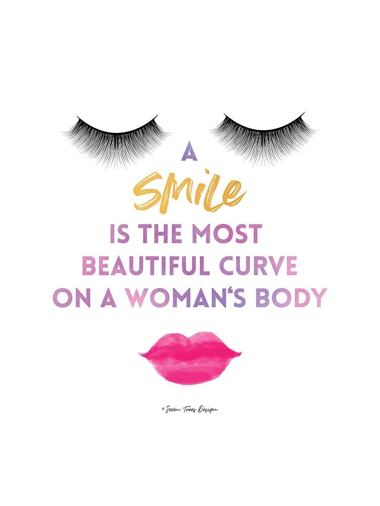 A Smile art print by Seven Trees Design for $57.95 CAD