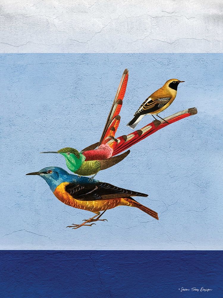 Stacked Birds art print by Seven Trees Design for $57.95 CAD