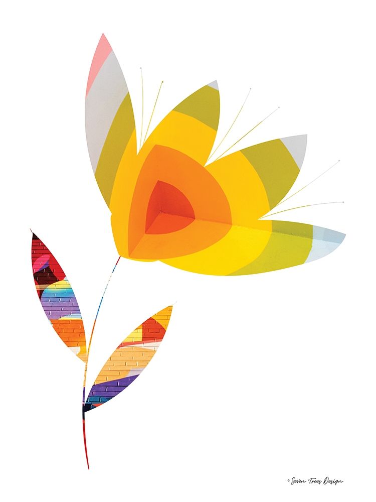 Street Art Flower I art print by Seven Trees Design for $57.95 CAD