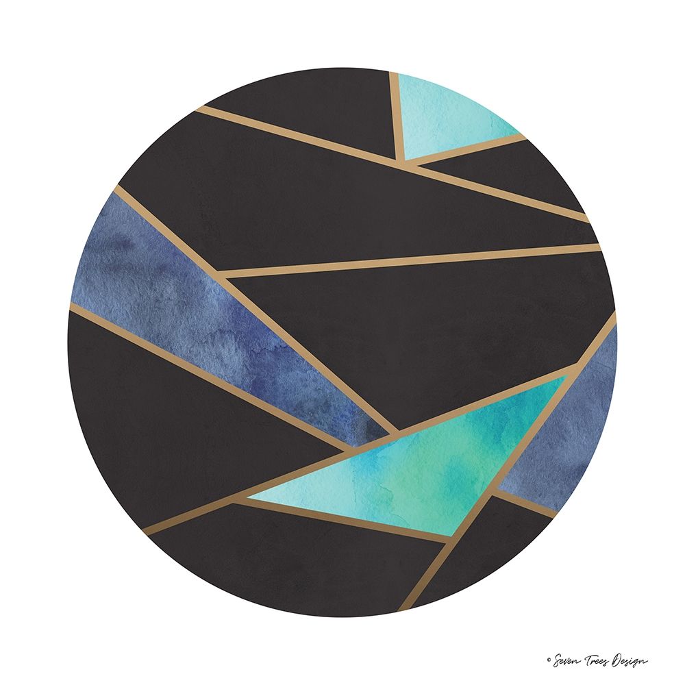 Abstract Circles I art print by Seven Trees Design for $57.95 CAD