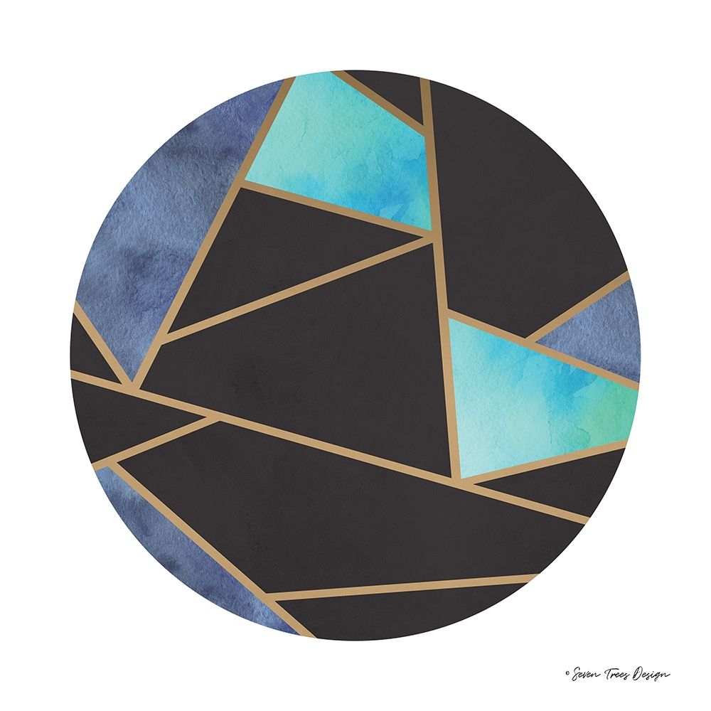 Abstract Circles II art print by Seven Trees Design for $57.95 CAD