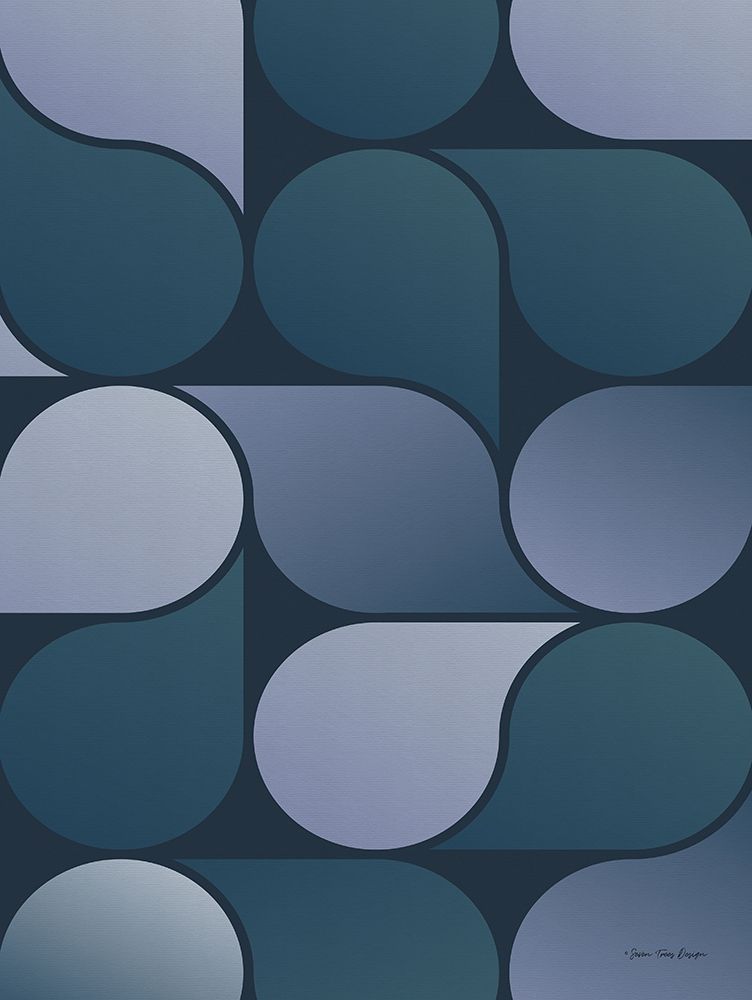 Geometric Loop art print by Seven Trees Design for $57.95 CAD