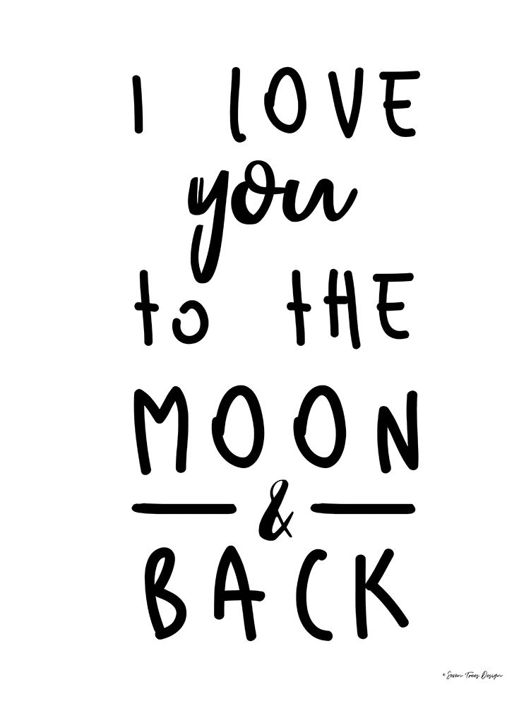 To the Moon art print by Seven Trees Design for $57.95 CAD