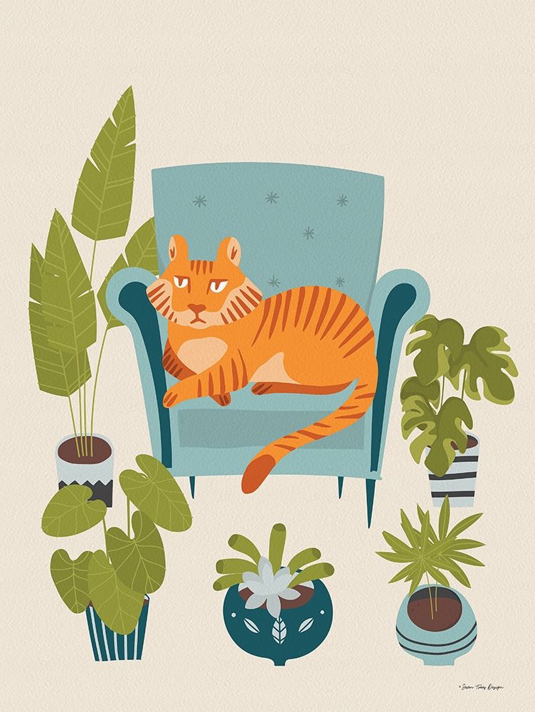 The Tiger of the City art print by Seven Trees Design for $57.95 CAD