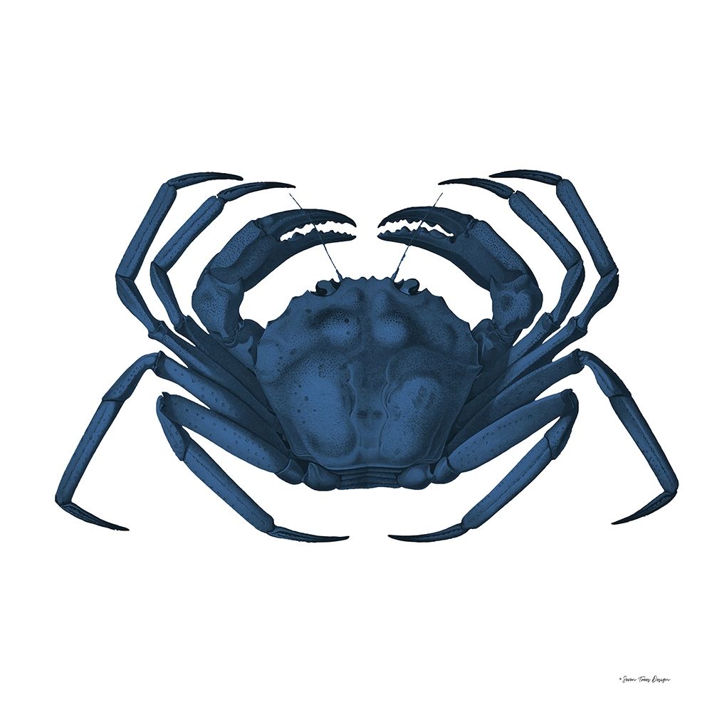 Blue Sea Life I art print by Seven Trees Design for $57.95 CAD