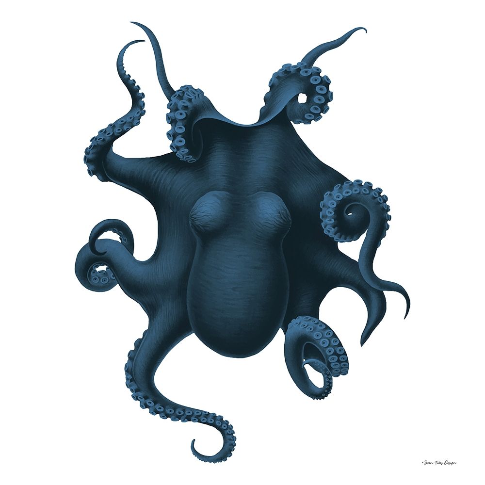 Blue Sea Life II art print by Seven Trees Design for $57.95 CAD