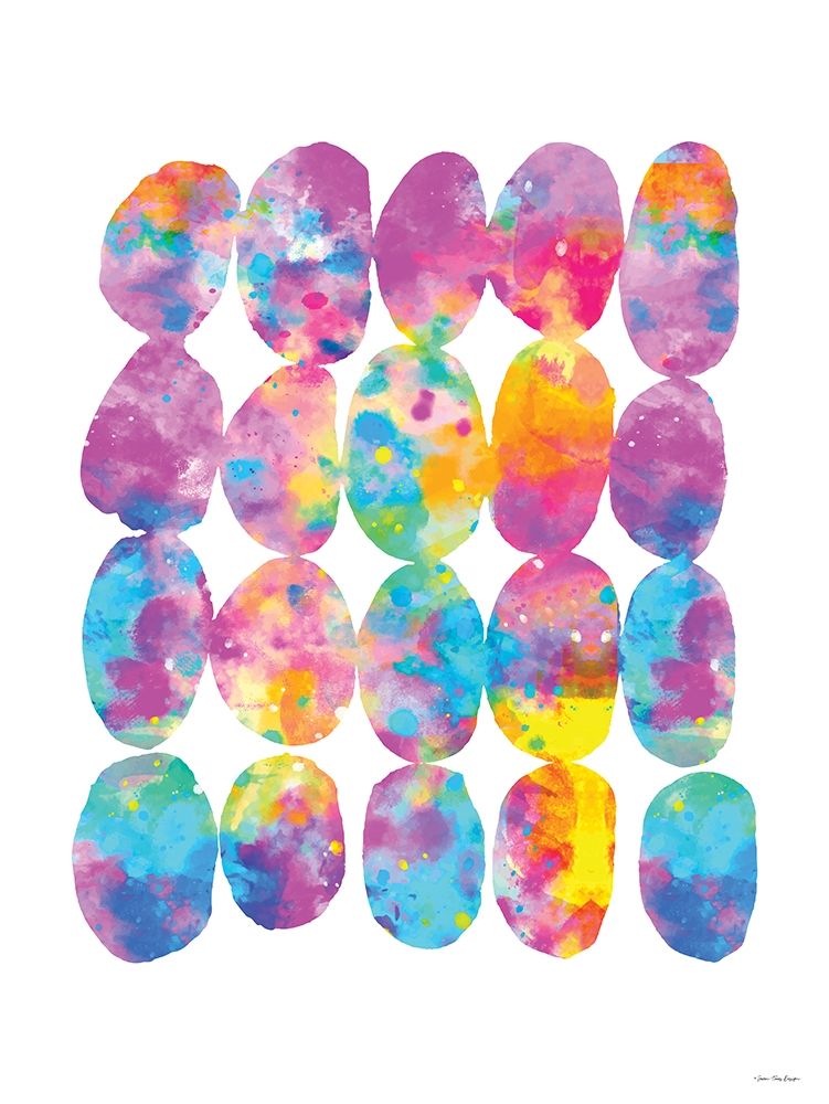 Colorful Abstract Circles art print by Stellar Design Studio for $57.95 CAD