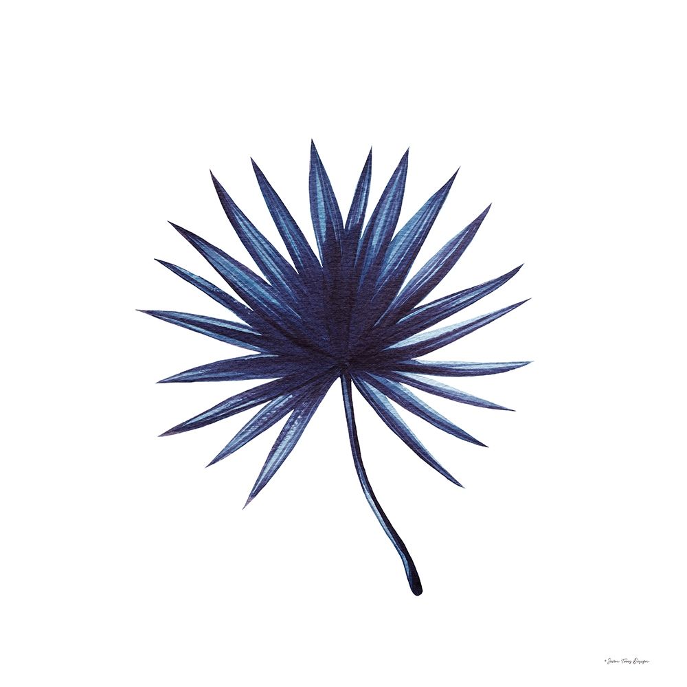 Watercolor Blue Leaf II art print by Seven Trees Design for $57.95 CAD