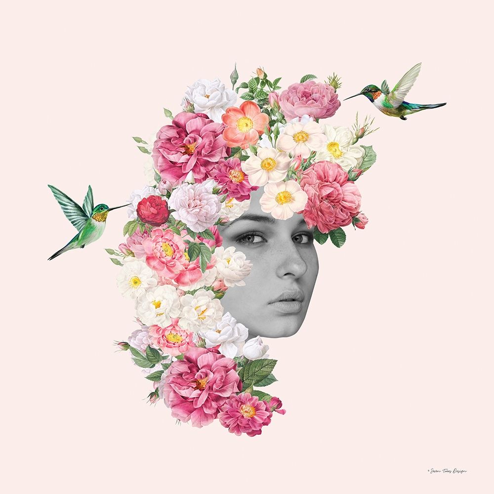 Flower Girl I art print by Seven Trees Design for $57.95 CAD