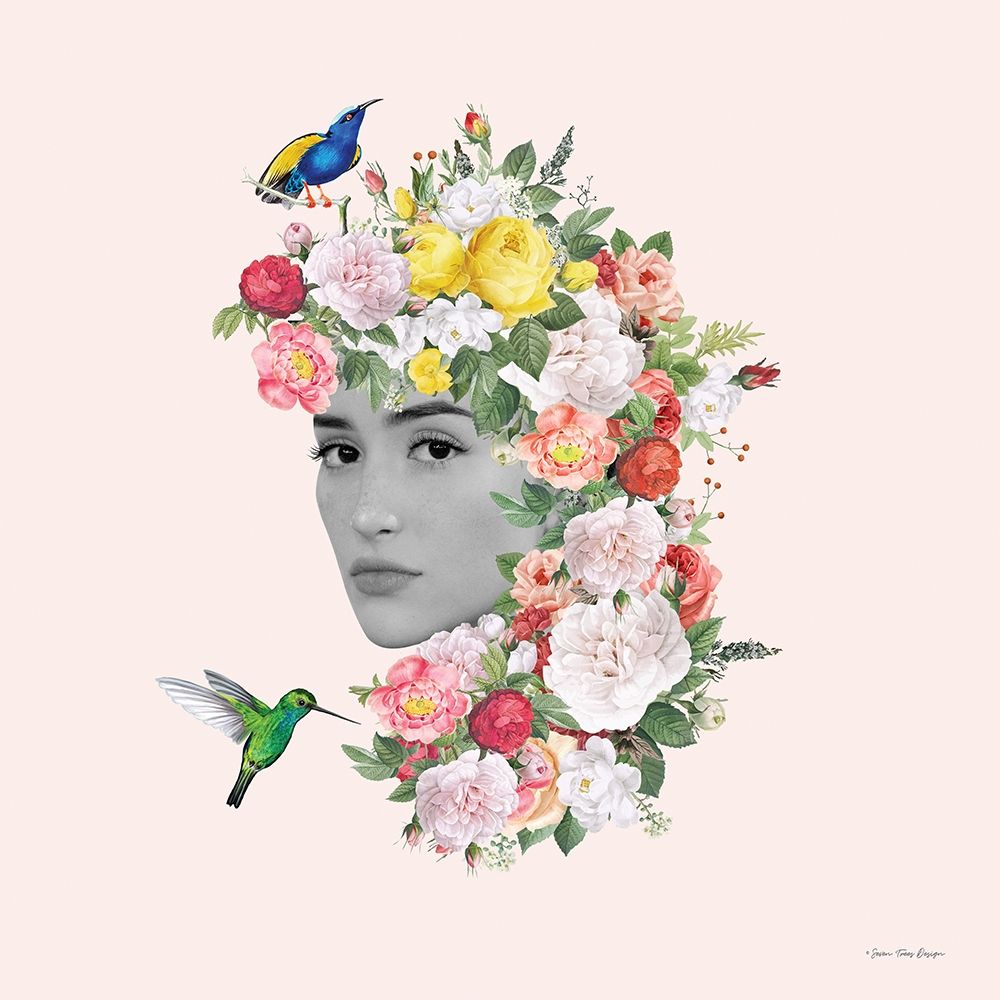 Flower Girl II art print by Seven Trees Design for $57.95 CAD